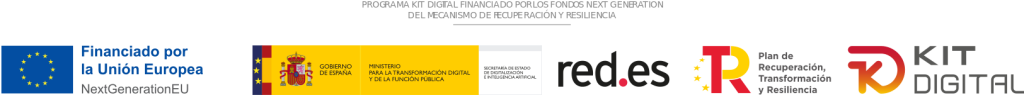 Logotipos de financiación y patrocinio para el Kit Digital